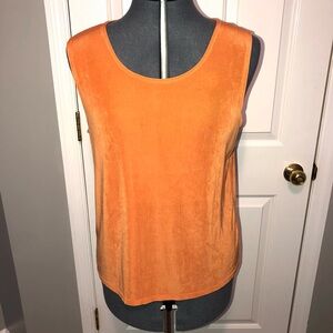 Josephine Chaus Orange tank Shell M 56